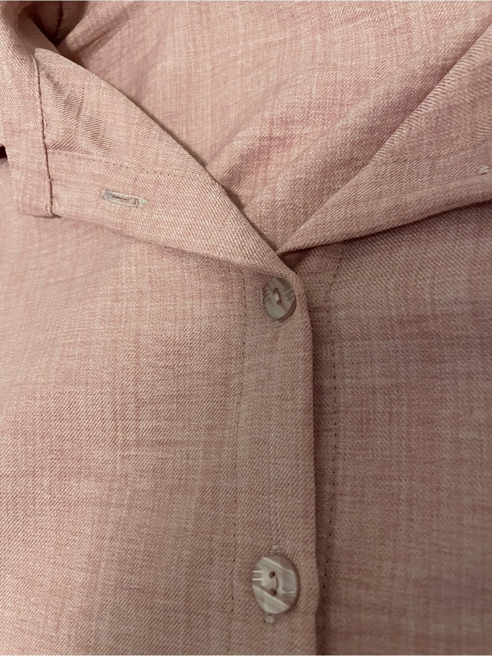 Women's Pink Button-Front Set - Picture 3 of 6